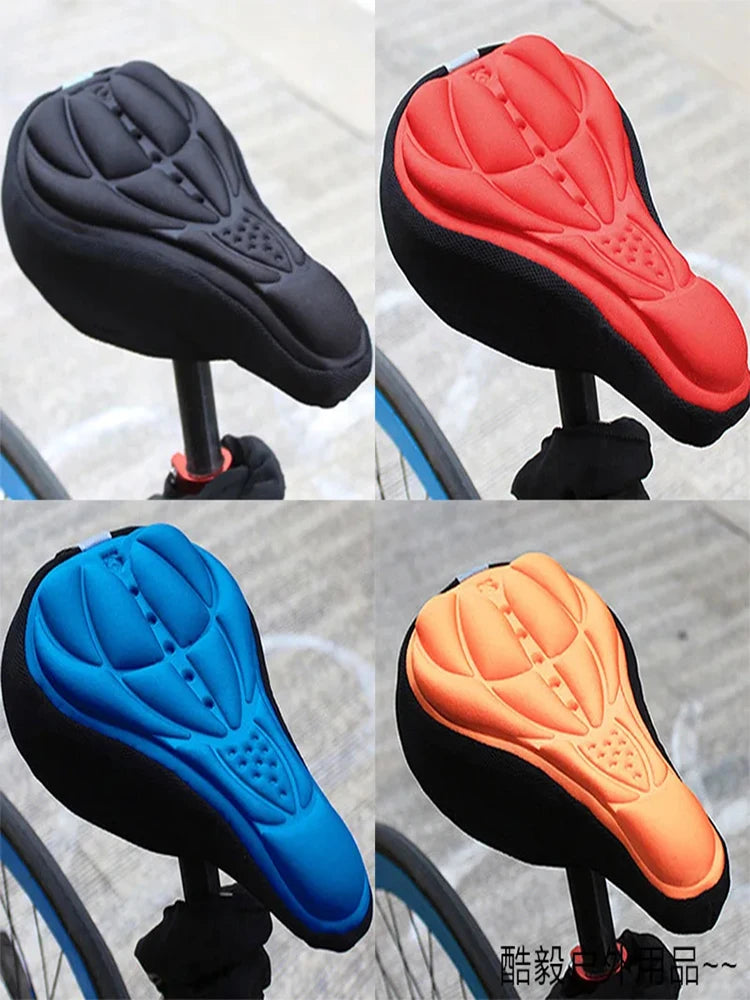 3D Soft Bike Seat Cover | Comfortable Foam Saddle Cushion for Cycling