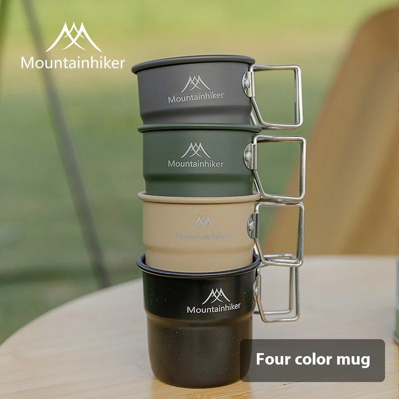 Mountainhiker camping cup aluminum cup travel tableware picnic utensils outdoor equipment travel cooking set cookware hiking