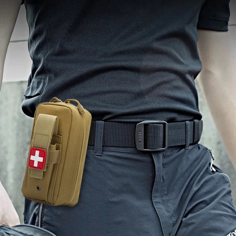 Hot Sale Trauma Survival Kit First Aid Medical Pouch Emergency Survival Gear and Equipment with Molle Car Travel Hiking