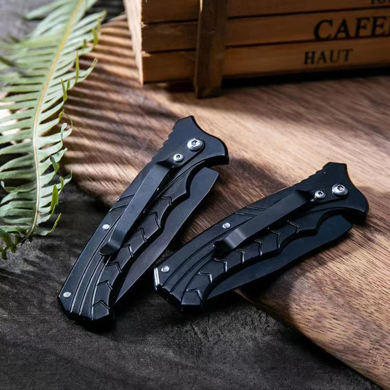 Stainless Steel Folding Survival Knife | Multi-Tool Pocket Knife for Camping Adventures