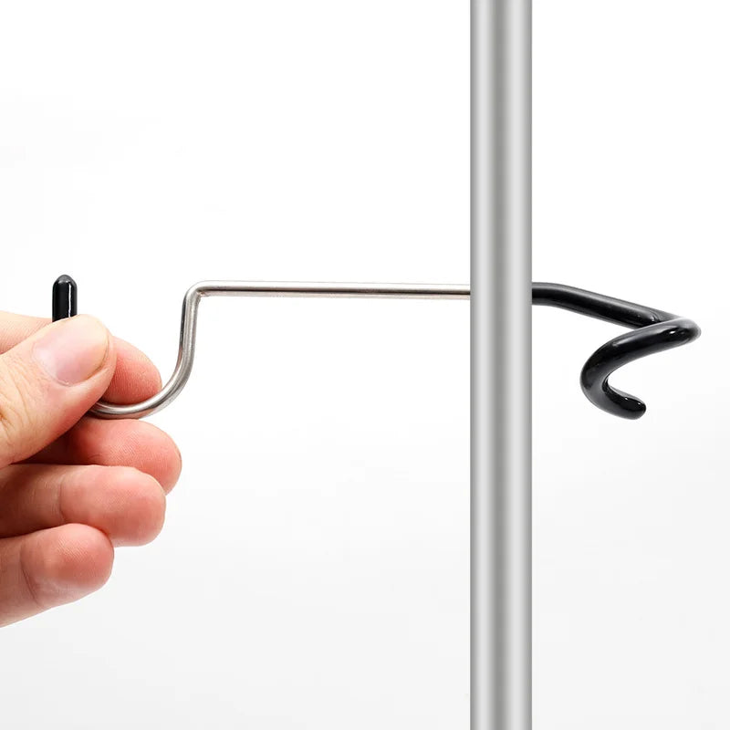 Stainless Steel Camping Light Pole Hook | Multifunctional Outdoor Lamp Stand Hook for Camping