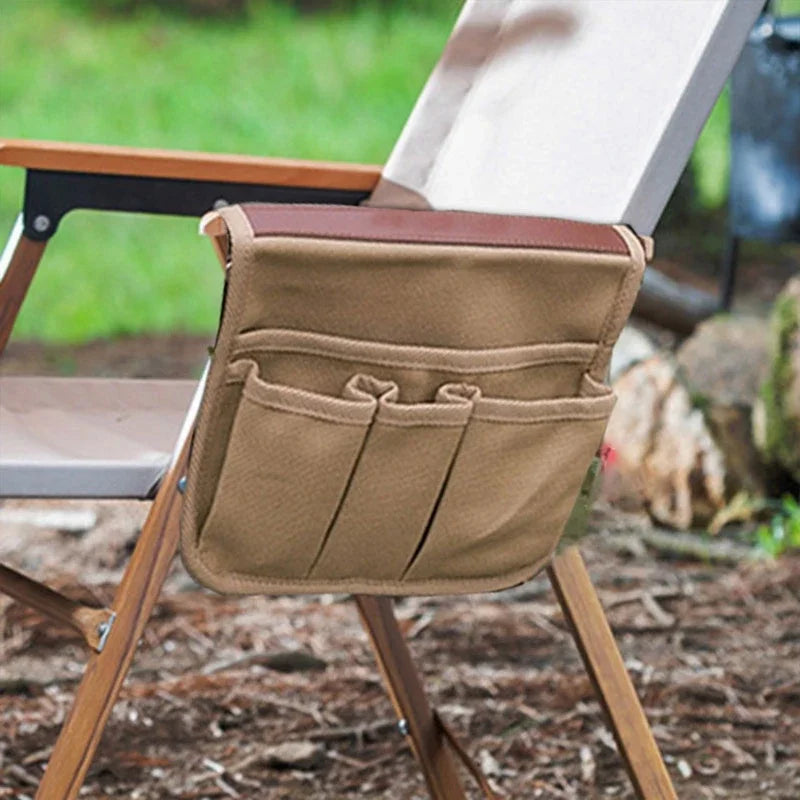 1PC Camping Chair Armrest Storage Bag | Portable Side Hanging Organizer for Outdoor Adventures