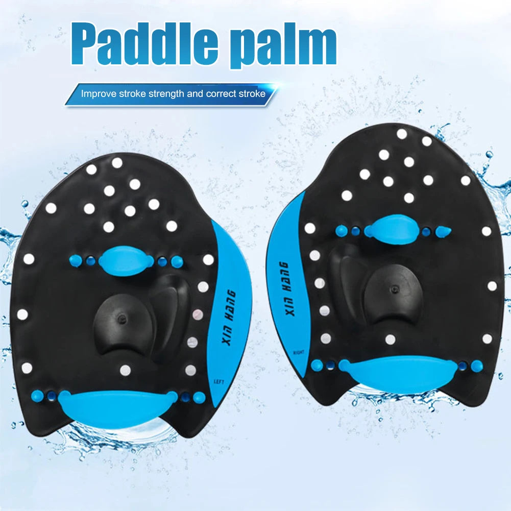 Swimming Paddles Fins Flippers Water Sport Hand Webbed Gloves for Adult Children Swimming Learning Equipment for Adults Children