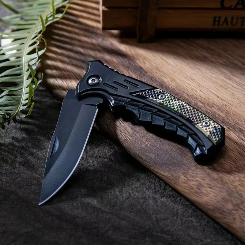 Stainless Steel Folding Survival Knife | Multi-Tool Pocket Knife for Camping Adventures