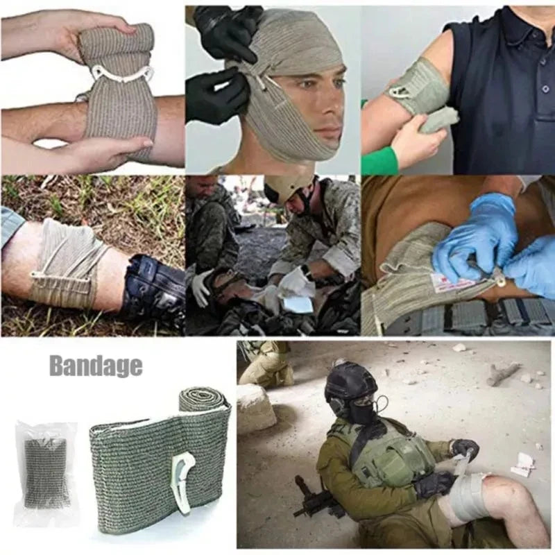 Hot Sale Trauma Survival Kit First Aid Medical Pouch Emergency Survival Gear and Equipment with Molle Car Travel Hiking