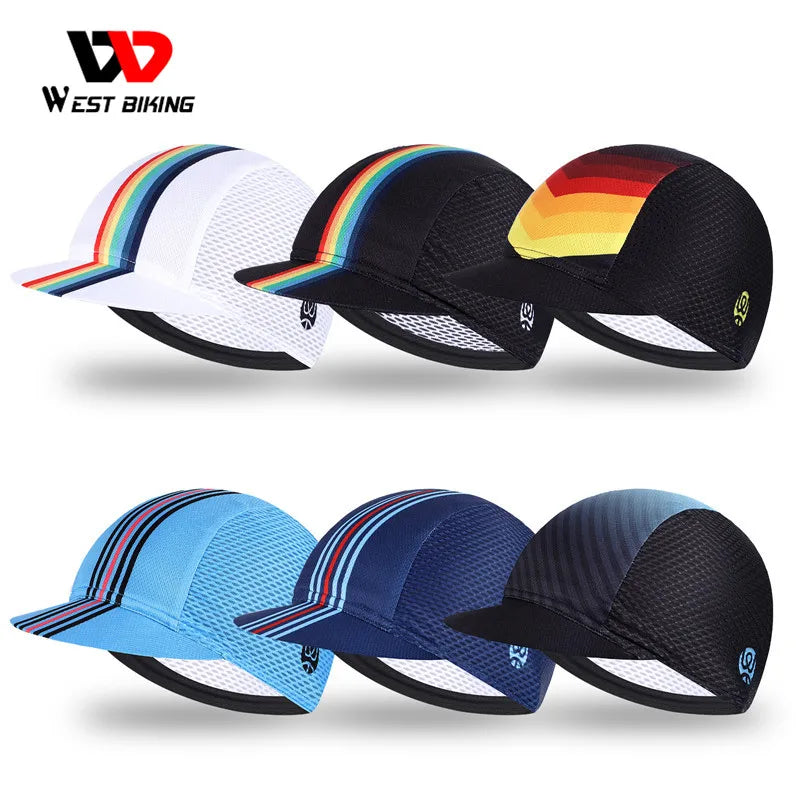 WEST BIKING Summer Cycling Skull Caps Anti-UV Bike Hat Helmet Liner Men Women Outdoor Running Skiing Motorcycle Bicycle Caps