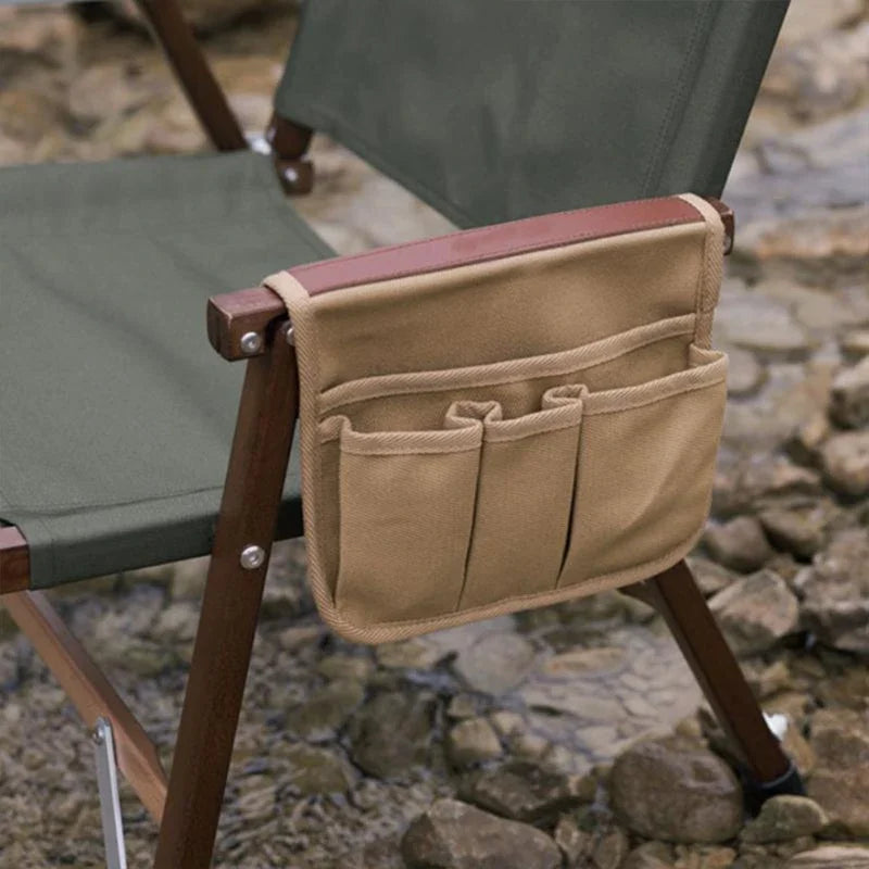 1PC Camping Chair Armrest Storage Bag | Portable Side Hanging Organizer for Outdoor Adventures