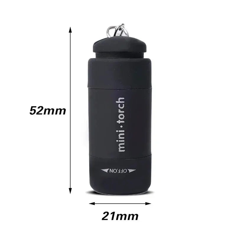 LED Micro Pocket Flashlight | Portable & USB Rechargeable Keychain Light