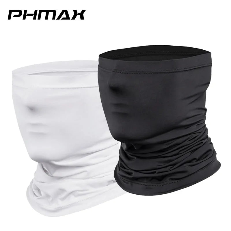 PHMAX Cycling Face Mask Ice Silk Turban Stretch Breathable Bagic Bandana Summer Sport UV Face Scarf Neck Gaiter Bike Equipment