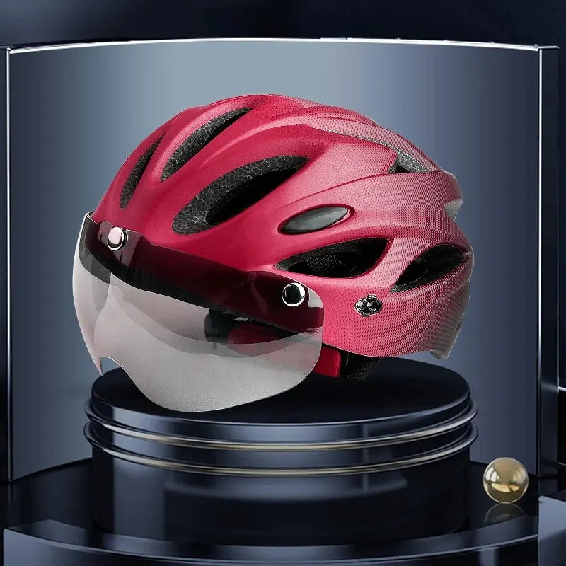 Bike Helmet with LED Tail Light | Adult Cycling Helmet