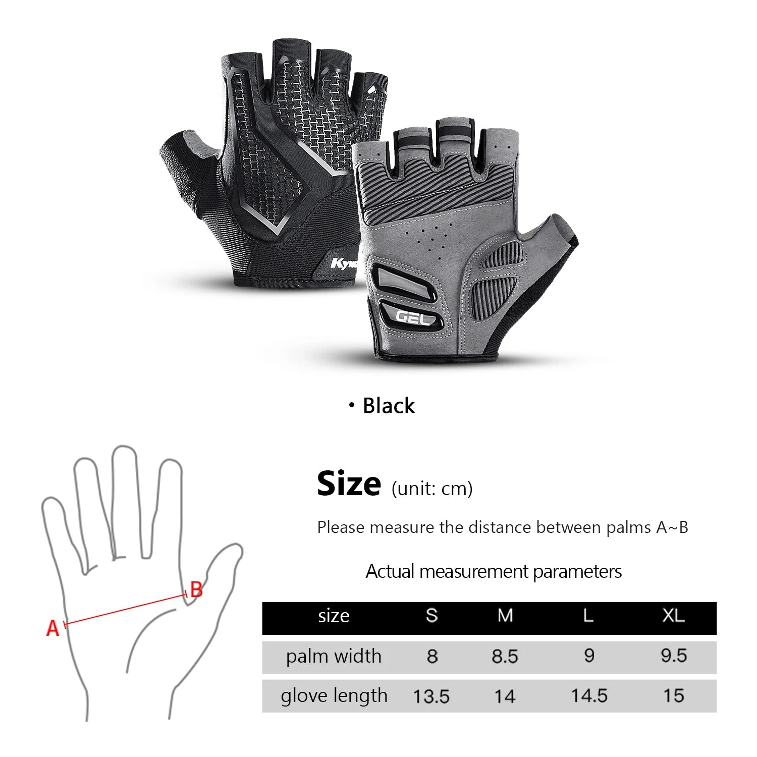 Half-Finger Cycling Gloves for Men & Women | Shock-Absorbing Liquid Silicone Bike & Fitness Gloves